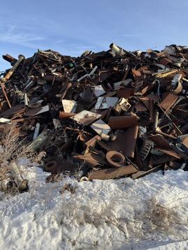 Best Scrap Prices | Pile of Scrap Metal Ready for Recycling