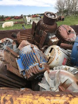 Best Scrap Prices | Rusty Metal Scrap Pile of Industrial Equipment