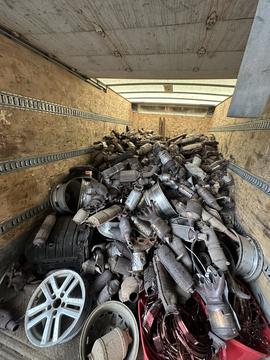 Best Scrap Prices | Pile of Catalytic Converters and Scrap Metal